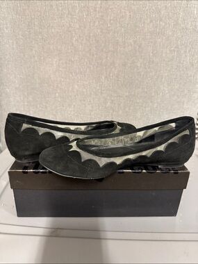 luxury rebel LR-BRIDGIT Black/Clear Flats - Women's